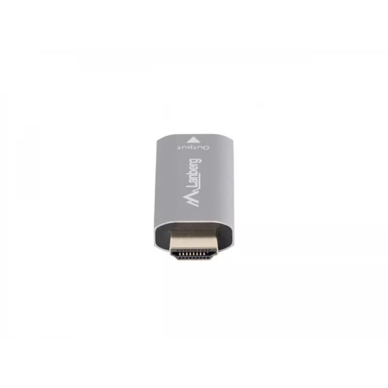 Προσαρμογέας καλωδίου βίντεο Lanberg AD-HD-DP-01 HDMI Type-A DisplayPort Ασημί