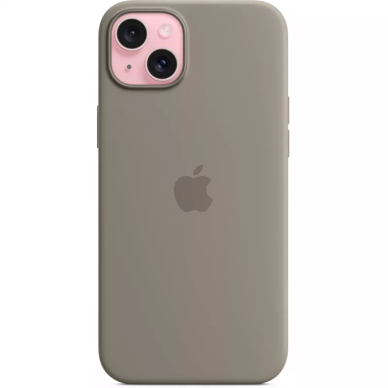 Θήκη σιλικόνης Apple iPhone 15 Plus MagSafe Clay