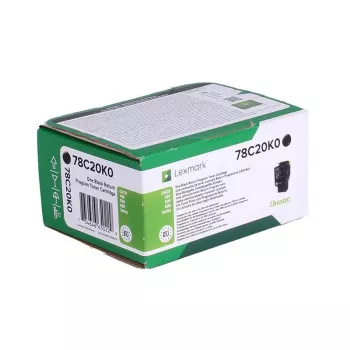 Lexmark 78C20K0 Κασέτα Τόνερ 1 τεμ. Γνήσια Μαύρη