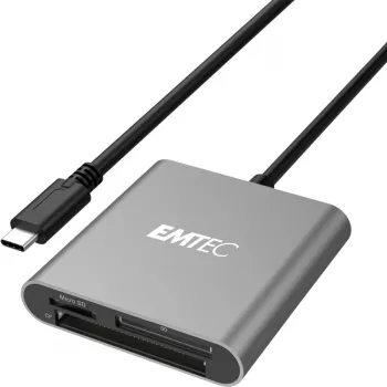 Αναγνώστης καρτών Emtec ECCAREADT610C USB 3.1 Γκρι
