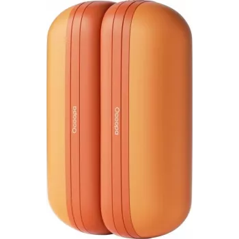Επαναφορτιζόμενος θερμαντήρας χεριών Ocoopa UT2s Mini, 5200 mAh (2×2600 mAh), Αλουμίνιο, Πορτοκαλί