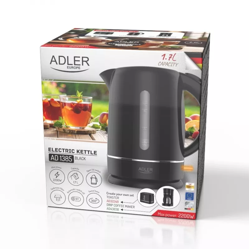 Adler 1385B Ασπρόμαυρος βραστήρας