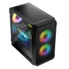 Κουτί υπολογιστή Logic Concept Portos Mini ARGB Micro ATX Μαύρο