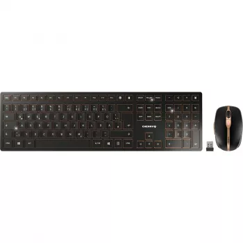 CHERRY DW 9100 λεπτό πληκτρολόγιο ποντίκι συμπεριλαμβανομένου Universal RF Wireless + Bluetooth QWERTZ Γερμανικό μαύρο