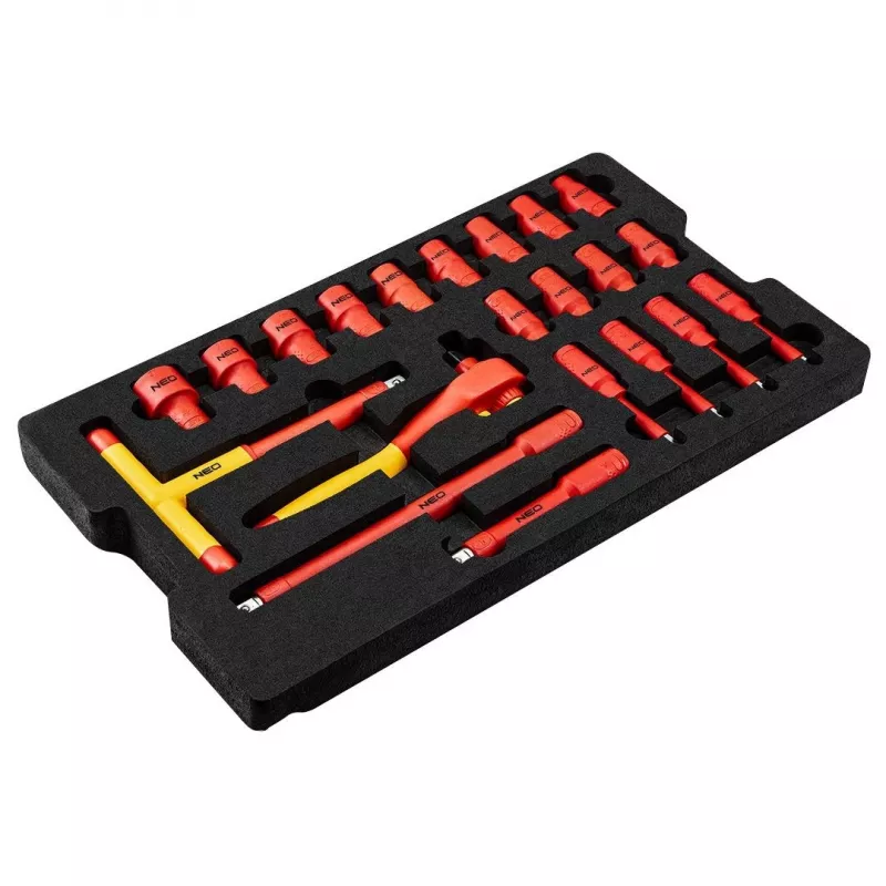 Neo Tools κουτί σέρβις ηλεκτρολόγου 52 τεμ. σε ανθεκτικό κουτί 22