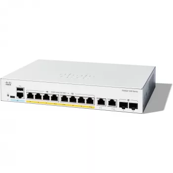 CISCO Catalyst 1200 8-Port Switch / PoE+ με 120W Budget Ισχύος / 2 x 1G SFP Uplinks (C1200-8FP-2G)