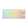 Πληκτρολόγιο SteelSeries Apex 3 TKL US, λευκό