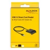 Smart Card Reader DeLOCK 91724 USB Type-A Μαύρο