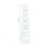 Παιδικό σπιτάκι SMOBY Magic Tower 7600140321 με τσουλήθρα και τοίχο αναρρίχησης
