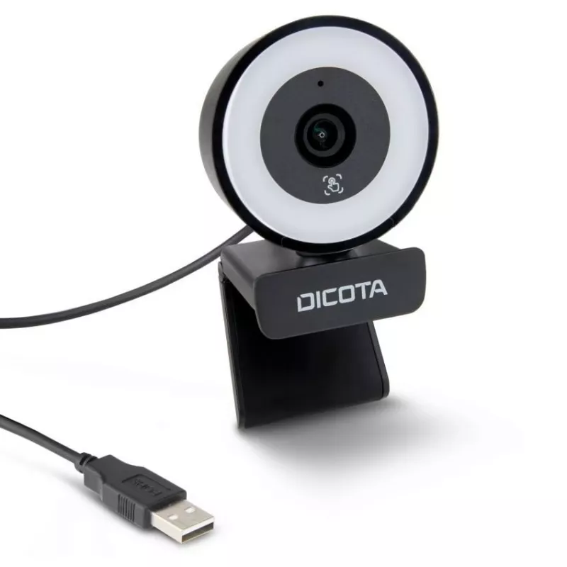 Webcam DICOTA D32066 5 MP 2592 x 1944 Pixel USB 2.0 Μαύρο