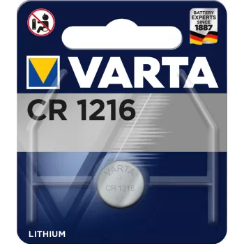 Varta CR1216 Στοιχείο ηλεκτρονικής Λιθίου 3 25mAh Blister - Μπαταρία - CR1216