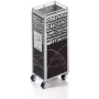 TROIKA MINI TROLLEY θήκη στυλό μέταλλο μαύρο λευκό
