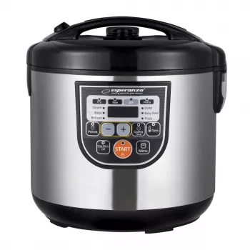Πολυμάγειρας ESPERANZA EKG011, χωρητικότητα 5 L, 860 W, μαύρο/ανοξείδωτο ατσάλι