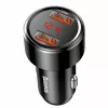 Baseus Magic CCMLC20A-01 φορτιστής αυτοκινήτου, 2x USB-A QC 3.0, 45 W, 6 A, οθόνη τάσης, μαύρος