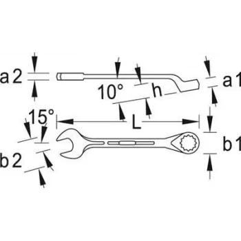Καρυδάκι Gedore 6003930 Βάθος 110 mm Ύψος 66 mm
