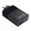Φορτιστής δικτύου BlitzWolf BW-S29 120W μαύρος — τροφοδοτικό USB, γρήγορη φόρτιση πολλαπλών θυρών