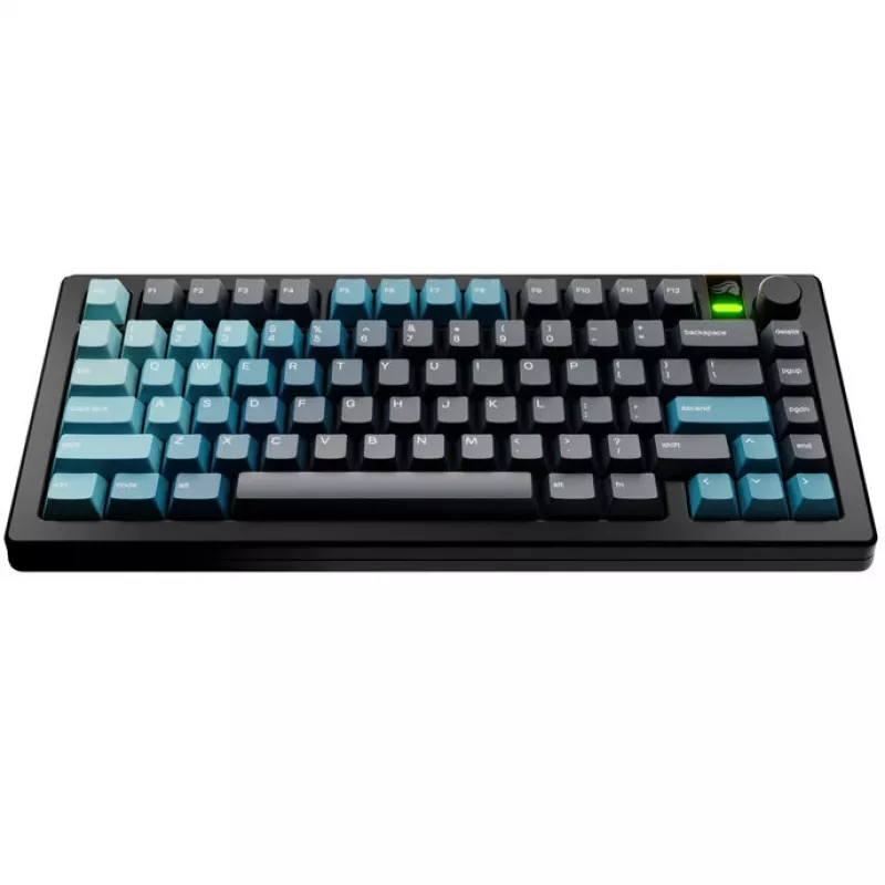 Keycaps GLORIOUS GPBT Gradient Celestial Ice – Layout ANSI, σετ keycaps PBT με sublimation χρώματος