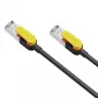 Καλώδιο δικτύου CABLETIME Cat7 S/STP 15 m, μαύρο