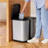 ROTHO Ribo Graphite - Κάδος με πεντάλ – 35 l