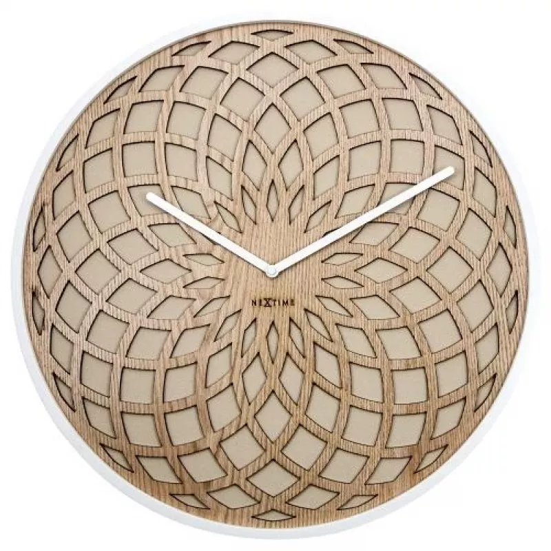 NeXtime ρολόι 3149be Sun Large, Ø50 cm, επιτοίχιο, μπεζ