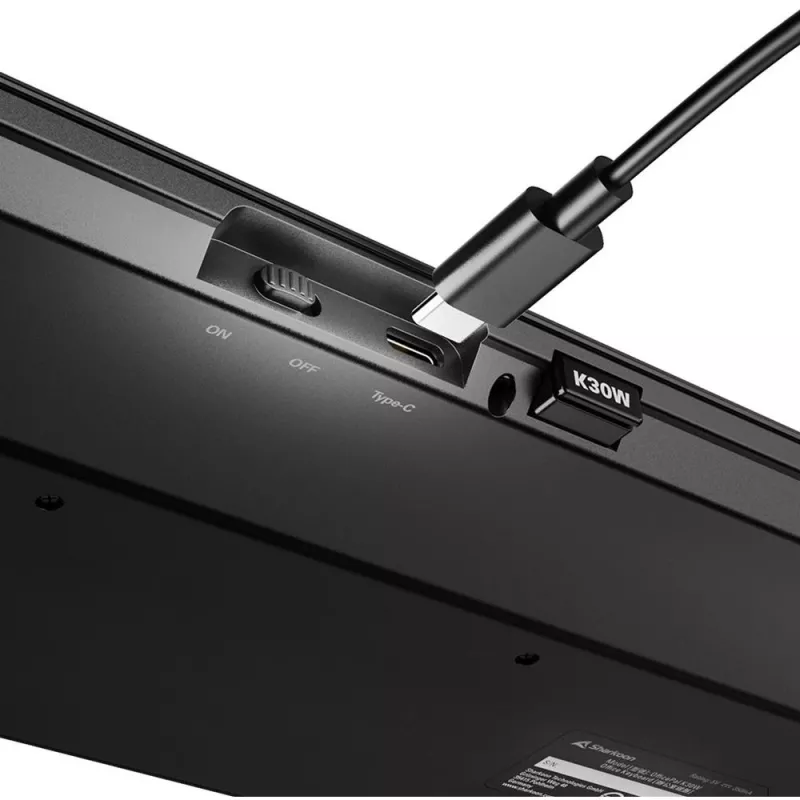 Sharkoon OfficePal K30W μαύρο DE-Layout Rubberdome