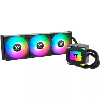 Σύστημα υγρής ψύξης THERMALTAKE LA360 ARGB, ανεμιστήρες 120 mm, 360 W TDP, μαύρο