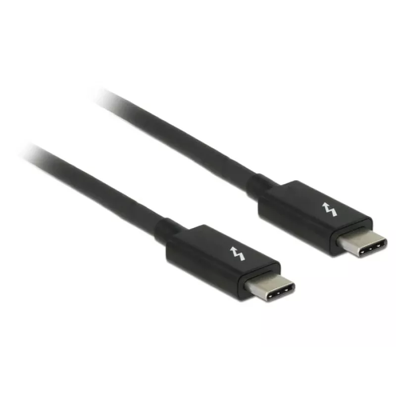 Καλώδιο Thunderbolt DeLOCK 84845 1 m 20 Gbit/s μαύρο