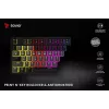 Gaming πληκτρολόγιο Savio SAVGK-PHENIX RED PUDDING μηχανικό RGB Wireless