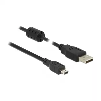 Καλώδιο USB DeLOCK 84912 USB 2.0 1 m USB A Mini-USB B μαύρο