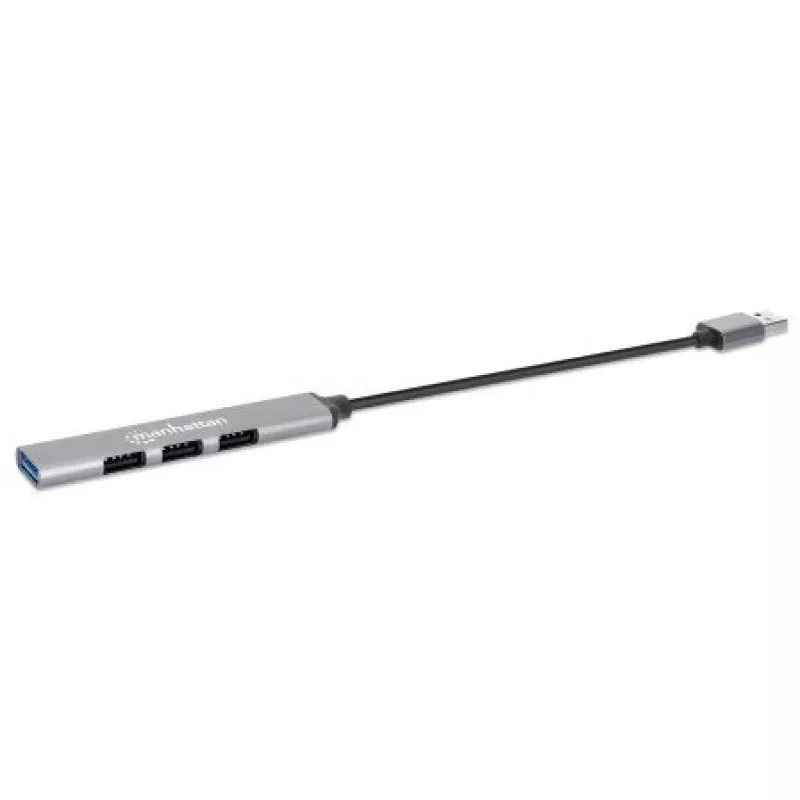 Manhattan USB-A 4-Port Hub, 4x θύρες USB-A (1x 5 Gbps USB 3.2 Gen1…