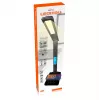 Media-Tech MT222K Leditou φωτιστικό γραφείου LED, 4 W, ασύρματος φορτιστής Qi, ρολόι, μαύρο