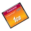 Transcend - κάρτα μνήμης flash - 1GB - 133x - κάρτα CompactFlash (TS1GCF133)