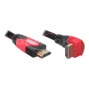Καλώδιο HDMI DeLOCK 3m HDMI Type-A Standard Μαύρο Κόκκινο