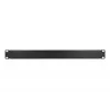 Τυφλό πάνελ rack Extralink Front Blank Panel 1U 19 inch μαύρο, χαλύβδινο κουτί