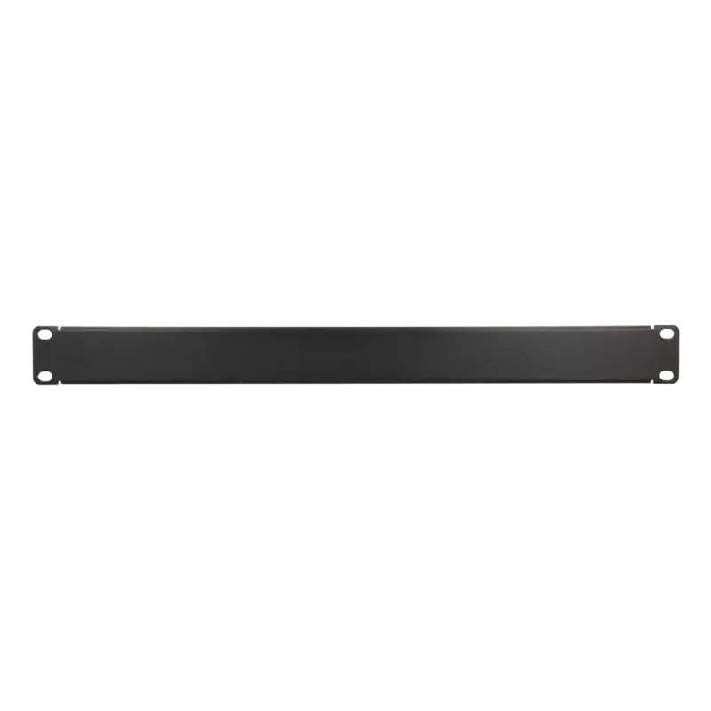 Τυφλό πάνελ rack Extralink Front Blank Panel 1U 19 inch μαύρο, χαλύβδινο κουτί