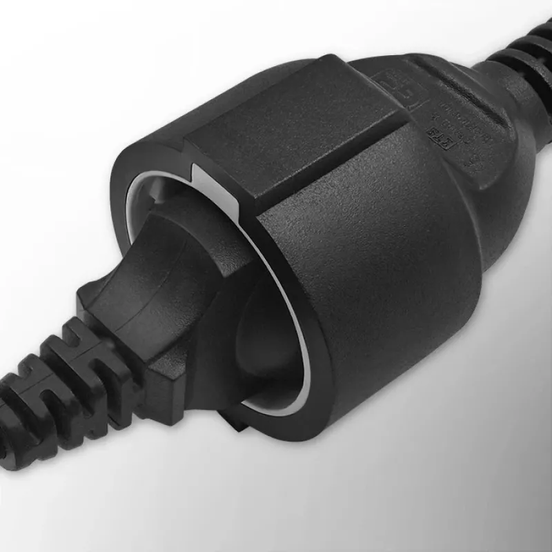 Τροφοδοτικό QOLTEC 53906 IEC 320 C14 σε SCHUKO 16A 250V
