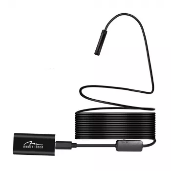 WiFi Ενδοσκόπιο MEDIA-TECH MT4099, 8 mm καλώδιο, 5 m καλώδιο, IP67, 1280×720@30fps, 70° γωνία θέασης, 800 mAh μπαταρία