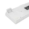Πληκτρολόγιο White Shark RONIN λευκό USB QWERTY 68 πλήκτρα LED