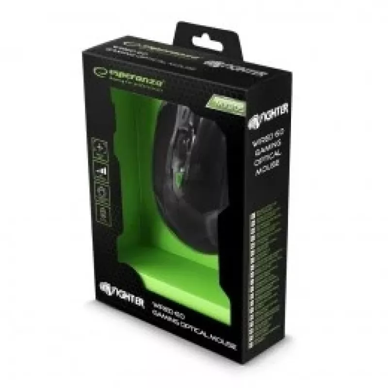 Esperanza MX205 Fighter Ποντίκι Gaming Δεξιόχειρες USB Type-A Οπτικό 2400 DPI