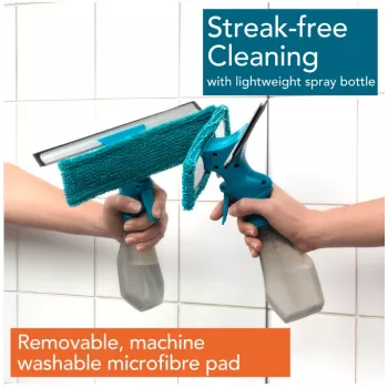 Καθαρισμός παραθύρων 2 σε 1 Spray Beldray LA024275TQEU7 – εργαλείο ψεκασμού και υαλοκαθαριστήρα