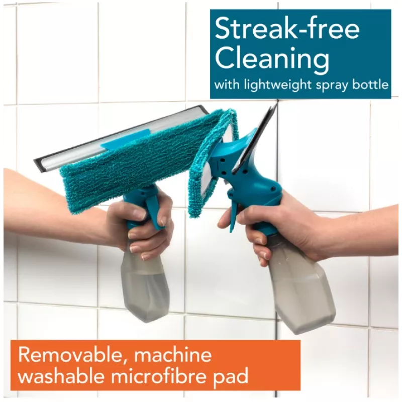Καθαρισμός παραθύρων 2 σε 1 Spray Beldray LA024275TQEU7 – εργαλείο ψεκασμού και υαλοκαθαριστήρα