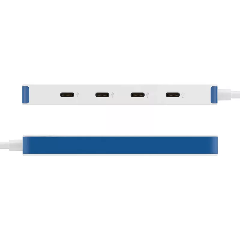 Hyper HyperDrive Flex 4-Port USB-C Hub, λευκό/μπλε | HD5201BUGL