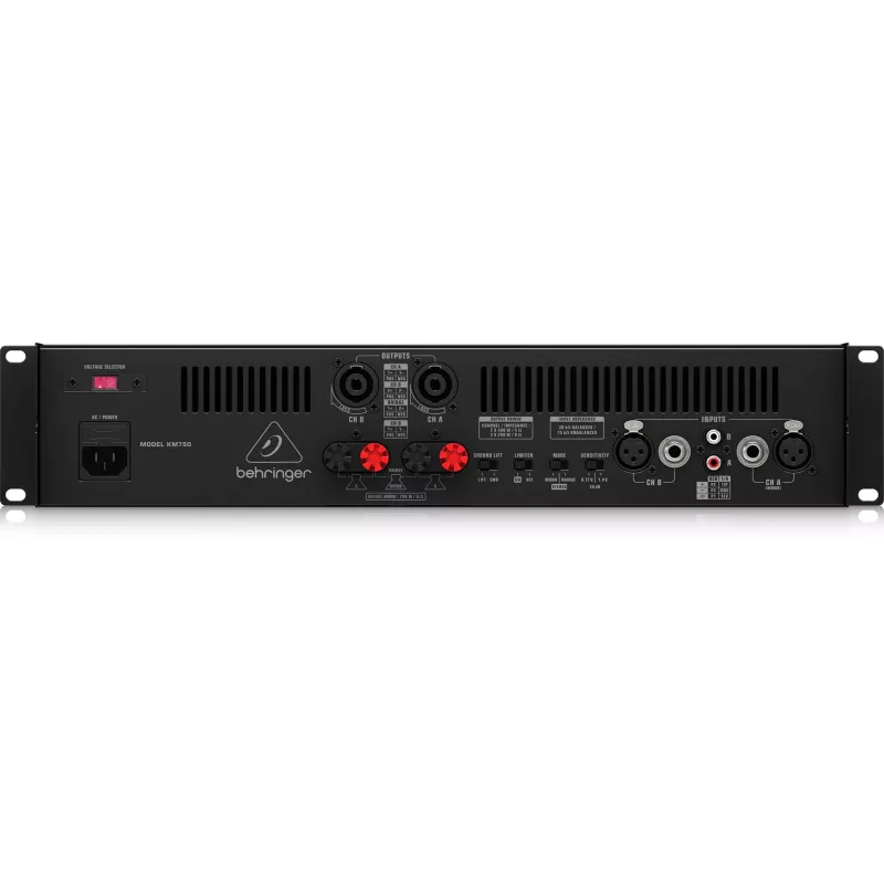 Ενισχυτής ήχου Behringer KM750 2.1 κανάλια Μαύρο