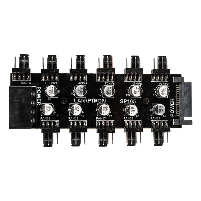 Lamptron SP105 Hub ανεμιστήρων PWM 10 θέσεων