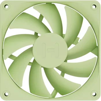 Ανεμιστήρας ψύξης υπολογιστή HYTE FA12-MM-4 120 mm, 1500 U/min, 72 m³/h, 1,6 mmH₂O, ρουλεμάν ρευστοδυναμικό, πράσινο, συσκευασία 4 τεμ.