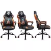 Καρέκλα gaming PC Subsonic SA5573-D4 με επένδυση Μαύρο Πορτοκαλί