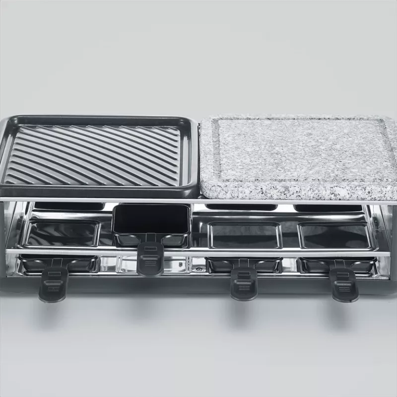 Raclette Grill Severin RG 2366 8 ατόμων 1300 W μαύρο