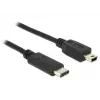 Καλώδιο USB DeLOCK 0,5 m USB2.0-C Mini-B 83335