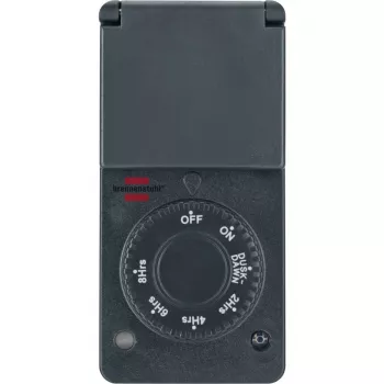 Χρονοδιακόπτης με αισθητήρα λυκόφωτος DDT IP 44 ανθρακί