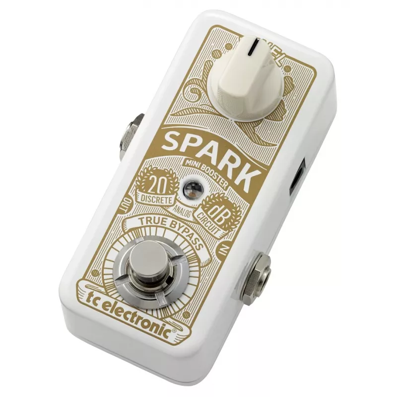 TC Electronic Spark Mini Πετάλι εφέ Λευκό